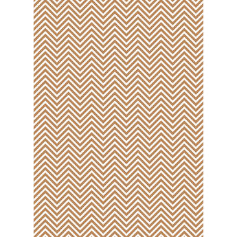 Westcott Classic Chevron Art Canvas Backdrop with Grommets (5 x 7', Bold Brown)