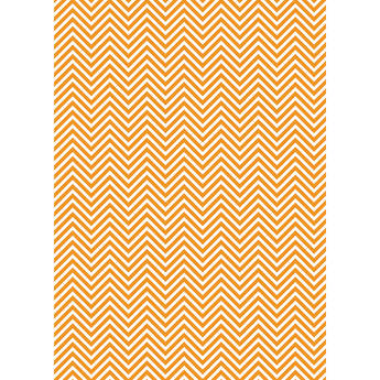 Westcott Classic Chevron Art Canvas Backdrop with Grommets (5 x 7', Bold Orange)