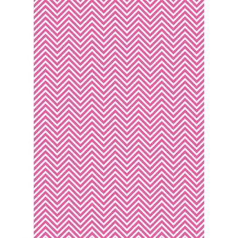 Westcott Classic Chevron Art Canvas Backdrop with Grommets (5 x 7', Bold Pink)