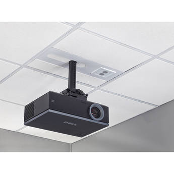Chief Suspended Ceiling Projector System with 2-Gang Filter & Surge (Black)