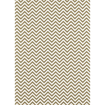 Westcott Narrow Chevron Art Canvas Backdrop with Grommets (5 x 7', Tan)