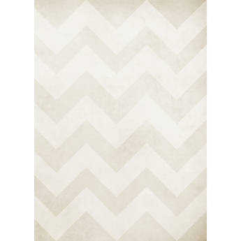 Westcott Washed Chevron Art Canvas Backdrop with Grommets (5 x 7', Light Brown)
