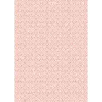Westcott Classic Damask Art Canvas Backdrop with Grommet Attachment (5 x 7', Peach)