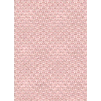 Westcott Elegant Damask Art Canvas Backdrop with Grommets (5 x 7', Red)