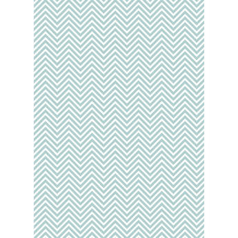 Westcott Classic Chevron Art Canvas Backdrop with Grommets (5 x 7', Light Turquoise)