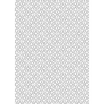 Westcott Modern Damask Art Canvas Backdrop with Grommets (5 x 7', Light Gray)