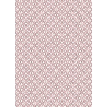 Westcott Modern Damask Art Canvas Backdrop with Grommets (5 x 7', Light red)