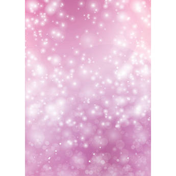 Westcott Bokeh Art Canvas Backdrop with Grommets (5 x 7', Pink)