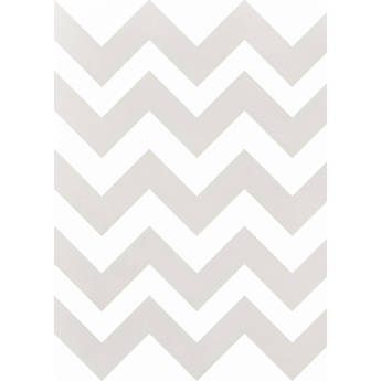 Westcott Pastel Chevron Art Canvas Backdrop with Grommets (5 x 7', Brown)