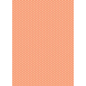 Westcott Small Dots Art Canvas Backdrop with Grommets (5 x 7', Orange)