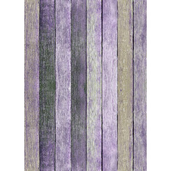 Westcott Rustic Wood Art Canvas Backdrop with Grommets (5 x 7', Vintage Purple)