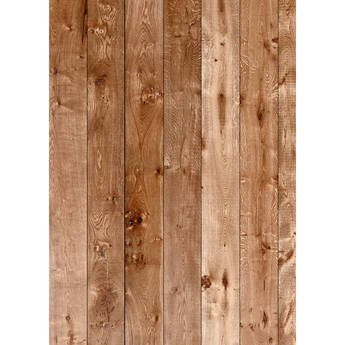Westcott Wood Planks Art Canvas Backdrop with Grommets (5 x 7', Maple)
