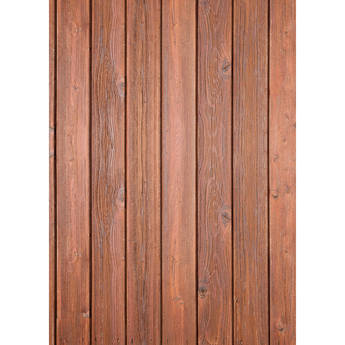 Westcott Narrow Planks Art Canvas Backdrop with Grommets (5 x 7', Light Cherry)