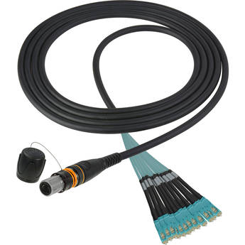 Camplex MTP/LC 0M3 Multi-Mode 50/12 Fiber Micro Dist Plenum OM3 Breakout Cable (10')