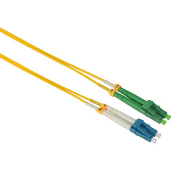 Camplex Duplex APC LC to UPC LC Singlemode 9u/125u Fiber Optic Patch Cable (3.3', Yellow)