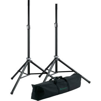 K&M Two Speaker Stands and Carrying Bag Kit