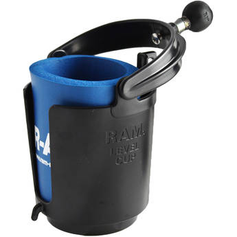 RAM Mounts Self-Leveling Cup Holder with Koozie