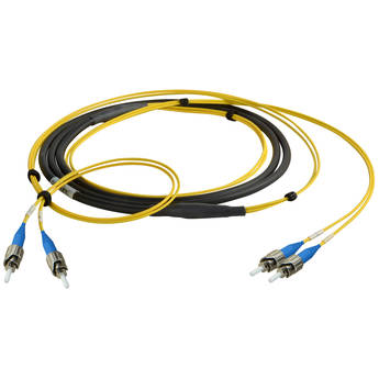 Camplex Two-Channel ST Single-Mode Fiber Optic Tactical Snake (50')