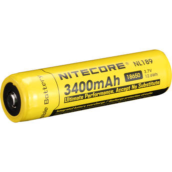 Nitecore 18650 Li-Ion Rechargeable Battery (3400mAh)