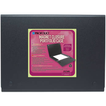Itoya ProFolio Magnet Closure Portfolio Case (Black, 11 x 17")