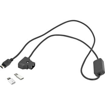 GyroVu D-Tap to Micro-USB Dummy Battery with USB-C & Lightning Adapters (30")