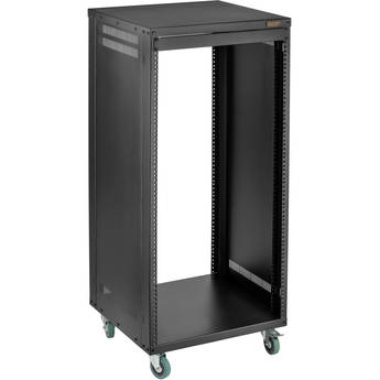 Auray ERS-22U Steel Equipment Rack with 3" Casters (22 RU)
