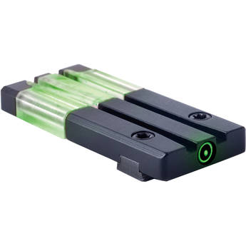 Meprolight Fiber Optic/Tritium Bull's-Eye Rear Pistol Sight for Glock (Green)