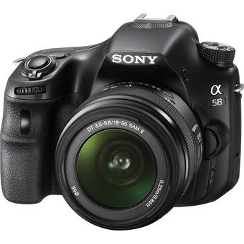 Sony Alpha a58 DSLR Camera with 18-55mm Lens