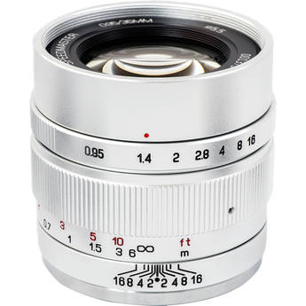 Mitakon Zhongyi Speedmaster 35mm f/0.95 Mark II Lens (FUJIFILM X, Silver)