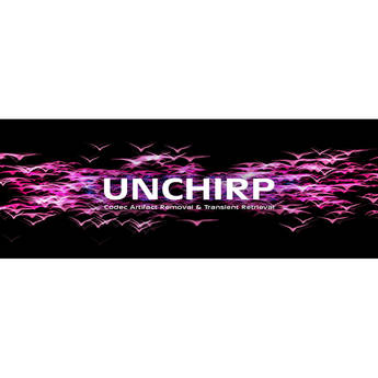 Zynaptiq UNCHIRP Codec Artifact Removal & Transient Retrieval Plug-In (Educational, Download)
