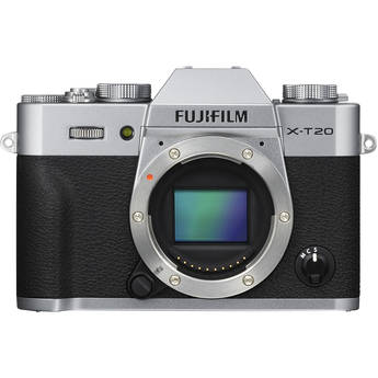 FUJIFILM X-T20 Mirrorless Digital Camera (Body Only, Silver)