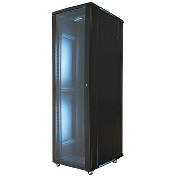 Video Mount Products 19" Equipment Rack Enclosure with Pre-Loaded Cooling Fans (27 RU)