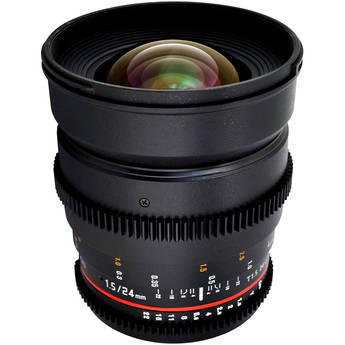 Rokinon 24mm T1.5 Cine ED AS IF UMC Lens for Canon EF Mount