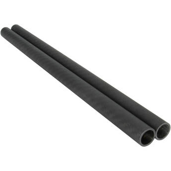 GyroVu Heavy-Duty Carbon Fiber 15mm Rods for Camera Rigs (Pair, 12")