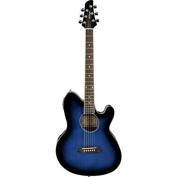 Ibanez TCY10E Talman Series Acoustic/Electric Guitar (Transparent Blue Sunburst)