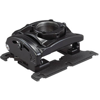 Chief RPA Elite Custom Projector Mount with Keyed Locking and SLB/SLM324 Bracket (Type C, Black)