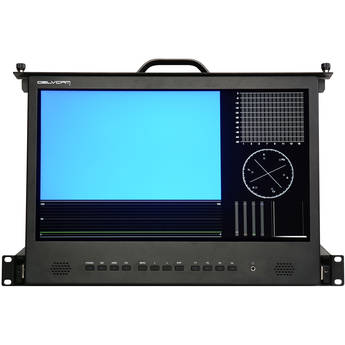 Delvcam 17.3" Full HD 1 RU Rack Drawer 3G-SDI Video IPS Monitor