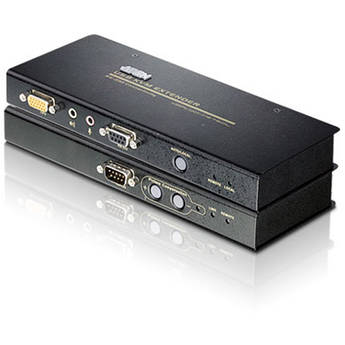 ATEN USB VGA/Audio over Cat5 KVM Extender Kit with Serial Support (656')