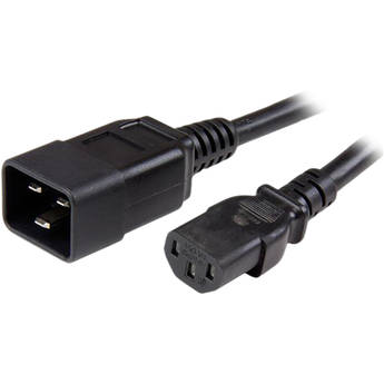 StarTech C13 to C20 Computer Power Cord (6', 14 AWG)