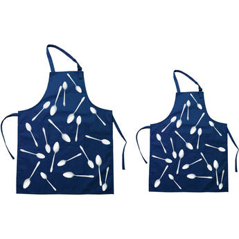 Cyanotype Store Cyanotype Apron (Adult- & Kids-Set, White)
