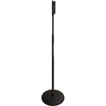 Ultimate Support Live Retro Series LIVE-MC-70B Mic Stand with One-Handed Height Adjustment and Round Weighted Base