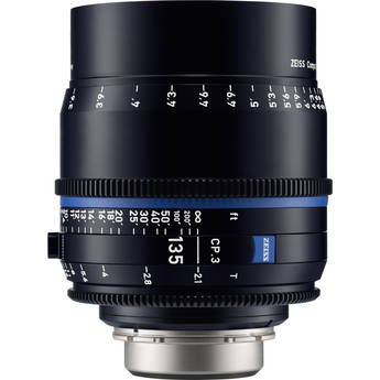 ZEISS CP.3 135mm T2.1 Compact Prime Lens (PL Mount, Feet)