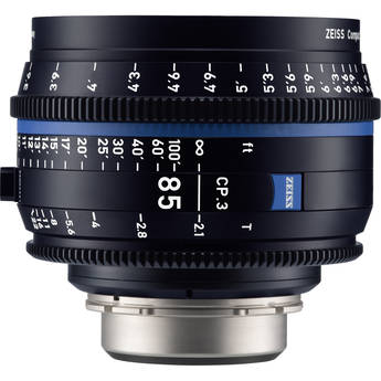 ZEISS CP.3 85mm T2.1 Compact Prime Lens (MFT Mount, Feet)
