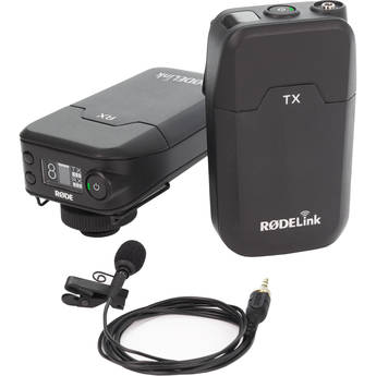 RODE RODELink Filmmaker Kit Digital Camera-Mount Wireless Omni Lavalier Microphone System (2.4 GHz)