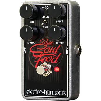 Electro-Harmonix Bass Soul Food Transparent Overdrive Pedal
