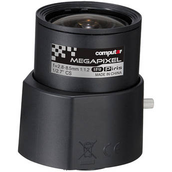Computar AG3Z2812KCS-MPWIR 5MP CS-Mount Day/Night 2.8-8.5mm Varifocal Lens with 3x Zoom