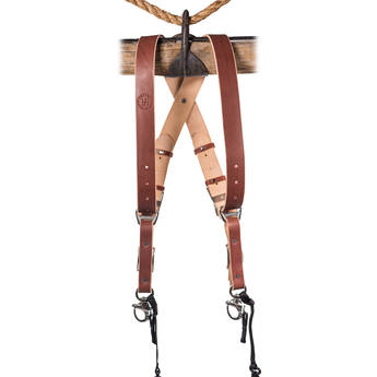 HoldFast Gear MoneyMaker 2-Camera Harness (Chestnut, Medium)