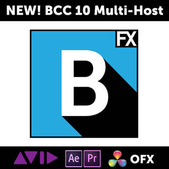 Boris FX Continuum Complete 10 Multi-Host for Adobe, Apple, and OFX (Academic Schools/Faculty, 1-Year Subscription, Download)