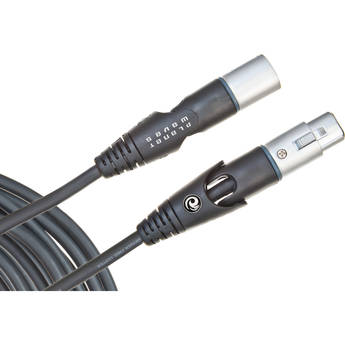 D'Addario Custom Series Swivel XLR M to XLR F Microphone Cable - 10' (3m)