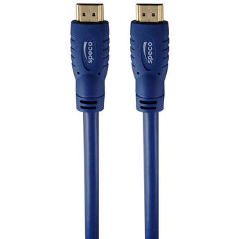 Speco Technologies HDMI Cable with Ethernet (Blue, 50')